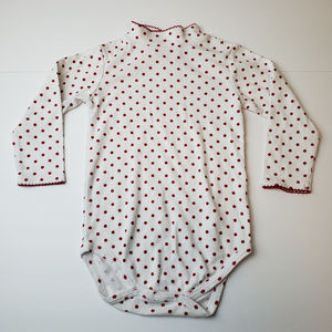 Bonnie Baby Girls Polka Dot Turtleneck Onesie 24M